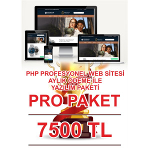 PREMİNYUM AYLIK PAKET HAZIR WEB SİTESİ YAZILIMI